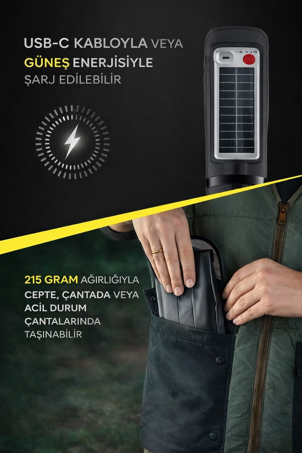 Şişirilebilir LED Işık | Makyaj, Kamp, Fotoğraf & Video Çekimleri İçin Taşınabilir Lamba