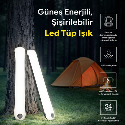 Şişirilebilir LED Işık | Makyaj, Kamp, Fotoğraf & Video Çekimleri İçin Taşınabilir Lamba