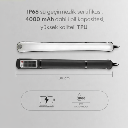 Şişirilebilir LED Işık | Makyaj, Kamp, Fotoğraf & Video Çekimleri İçin Taşınabilir Lamba