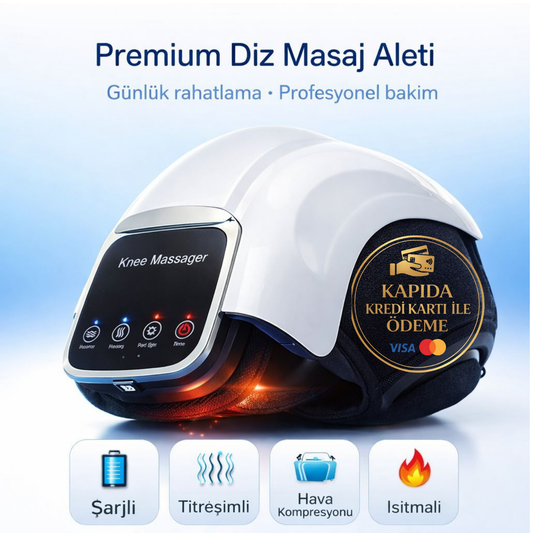Diz Masaj Aleti  termal – Isıtmalı, Titreşimli ve Hava Kompresyonlu Dirsek Omuz MASAJ