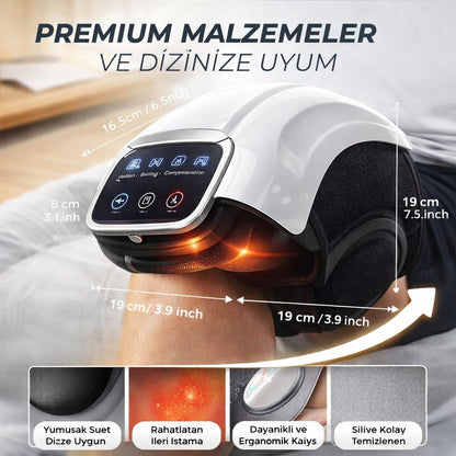 Diz Masaj Aleti  termal – Isıtmalı, Titreşimli ve Hava Kompresyonlu Dirsek Omuz MASAJ