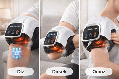 Diz Masaj Aleti  termal – Isıtmalı, Titreşimli ve Hava Kompresyonlu Dirsek Omuz MASAJ